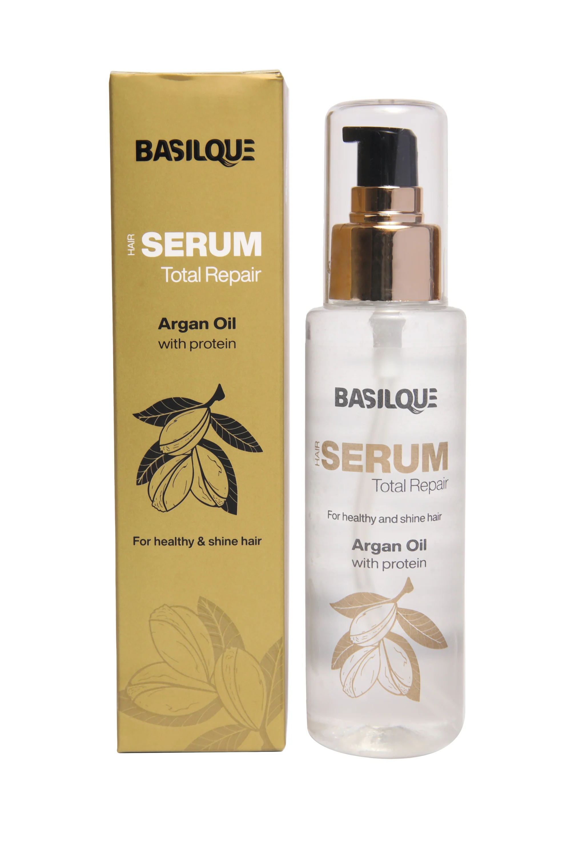 Basilque hair serum with argan oil and protein, 100 ml - Image 3