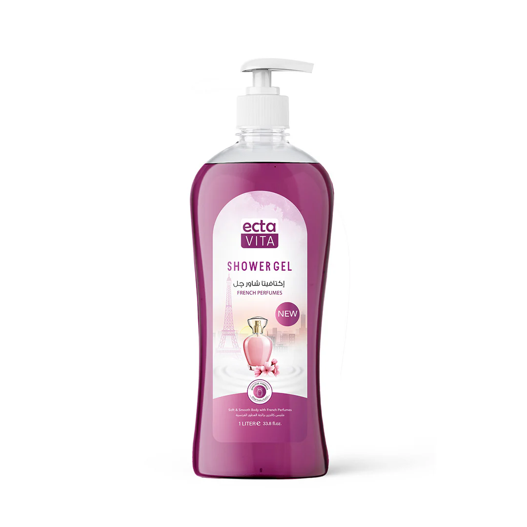 ectavita french perfumes shower gel 1000 ml
