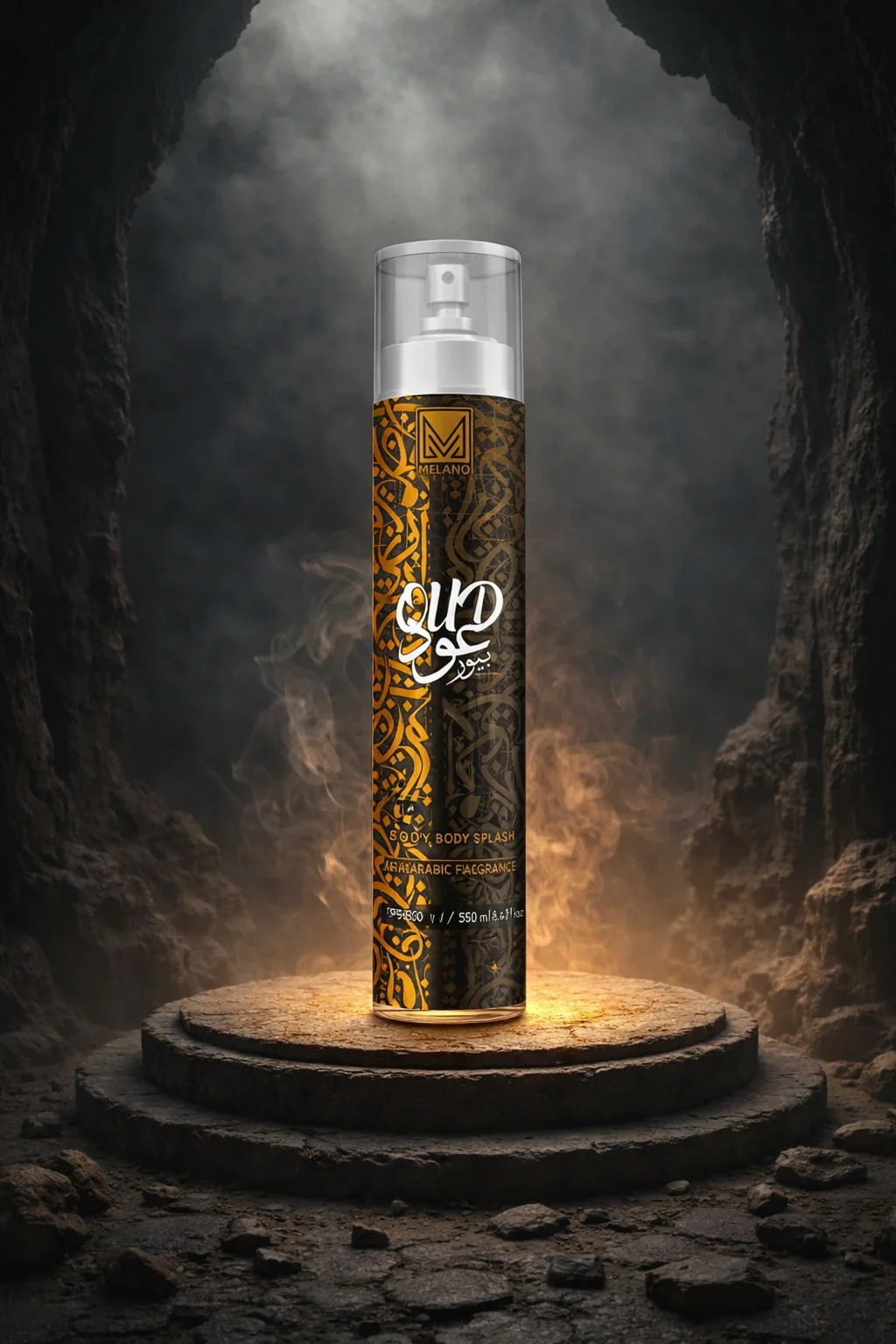 Melano Body Splash – Pure Oud (250ml) - Image 2